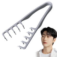 Silver Wide Tooth Hair Comb for Instant Root Lift and Volumizing Bangs Styling