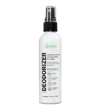 Angelus Deodorizer, 4 oz Liquid, Textile Deodorizer, Clear, 1.0 count, Scent-free, Safe for most materials