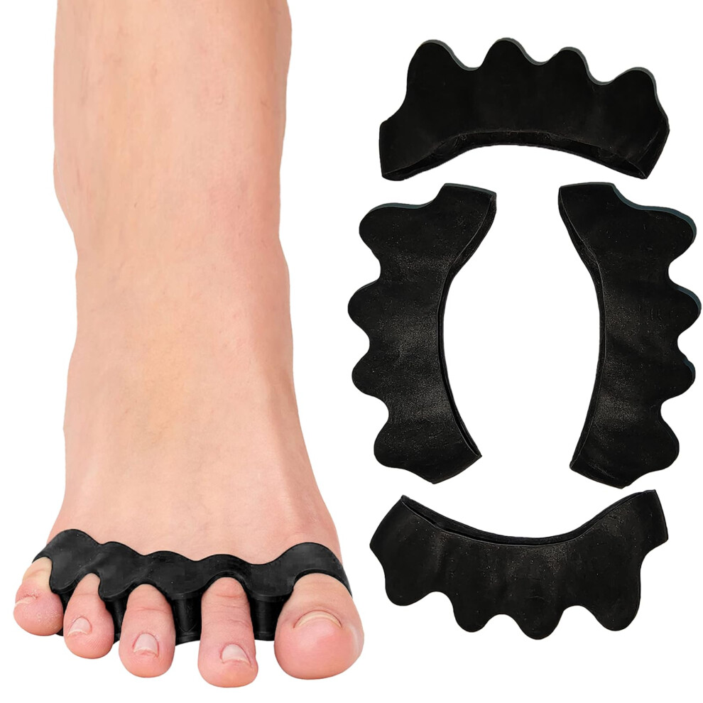 Wacurrenthyd Toe Spacers(2 Pair), Gel Toe Separators To Correct Toes, Bunion Corrector For Women Men Toe Spacer Hammer Toe Straightener Toe Stretcher Big Toe