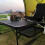 Folding Camping Table Storage Outdoor Desk Mesh Top Height Extendable 3