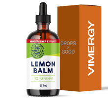 Vimergy USDA Bio Lemon Balm Extrakt, 115 Portionen - Unterstützt Ruhe und Entspannung
