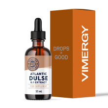 Vimergy Estratto di Dulse Atlantica Biologico USDA, 55 Servizi - Integratore di Alga Dulse Liquido - Senza Alcol, Vegano e Paleo (55 ml)