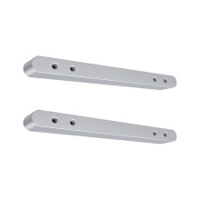 Paulmann 94603 Rope System Mounting Set Bracket Set of 2 Rope Chrome Matt Wire Rope Metal Rail