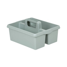 Wham Silver Sage Plastic Handy Kitchen Housekeeper Cleaning Tool Utility Caddy Storage Box