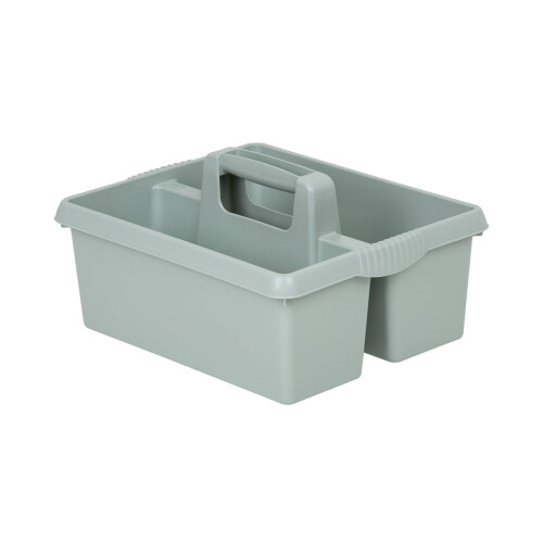 Wham Wham Silver Sage Plastic Handy Kitchen Housekeeper Cleaning Tool Utility Caddy Storage Box