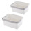Minky Minky Multipurpose Cleaning Caddy with Handle & Divider (White, Twin Pack) 1