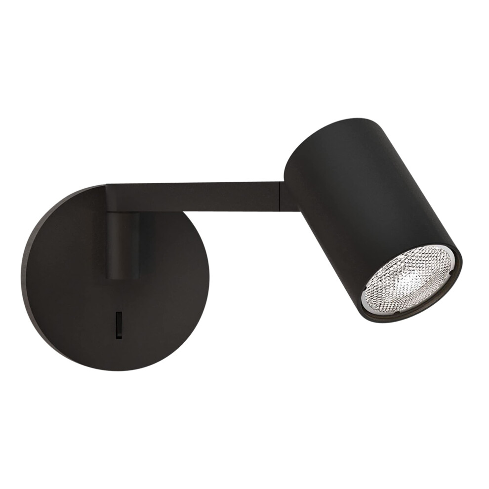 Astro Ascoli Swing Indoor Reading (Matt Black), Gu10 Led Lamp, Designed In Britain - 1286088-3 Years Guarantee Light/Black