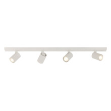 Astro Ascoli Four Bar Indoor Spotlight (Textured White), GU10 Lamp, Designed in Britain - 1286131-3 Years Guarantee