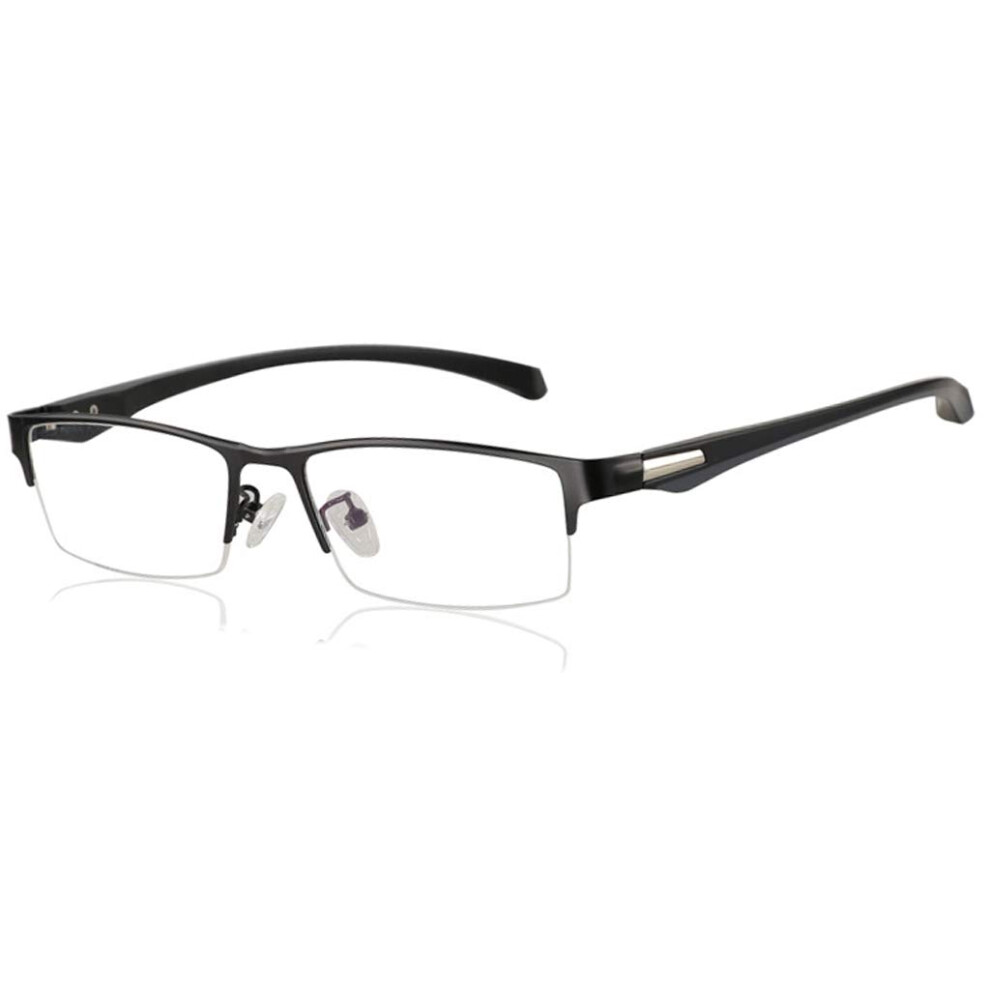 Progressive Photochromic Reading Glasses for Men Multifocus Sunglasses with Protective Case