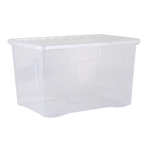 Wham Wham Pack 4 Crystal 102L Box & Lid Clear