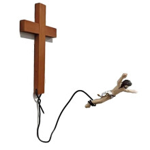 Wall Crosses Bungee Jumping Decoration, Easter Crosses Decoration, Easter Ambiance Decorative Ornament Wall Decoration