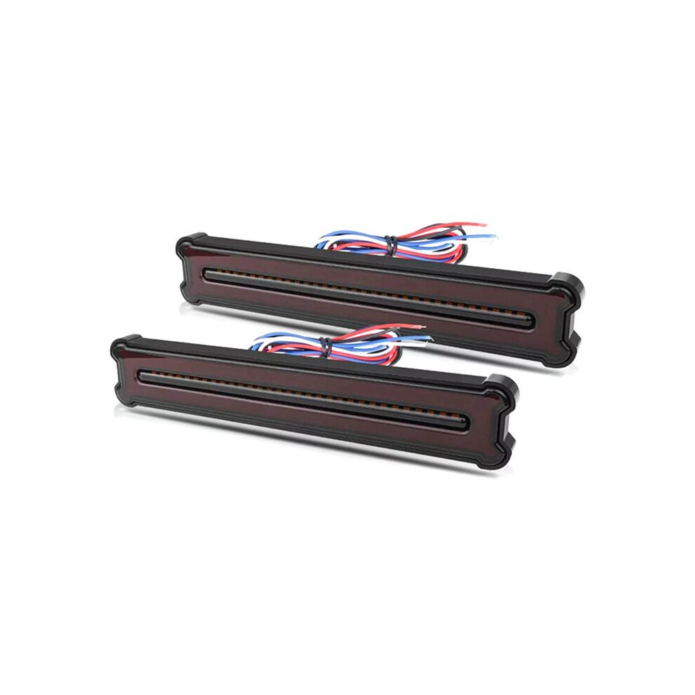 Rectangular Led Tail Bar Brake Indicator Rear Bumper Flowing Turn Signal Lamp Drl For Pickup Truck Semi Trailer Rv Light 6033137260836