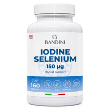 Bandini? Iodine Selenium | 150 mcg Potassium Iodide, 100 mcg L-Selenomethionine | Natural Immune System, Thyroid, Hair, Nail Supplements for Women &