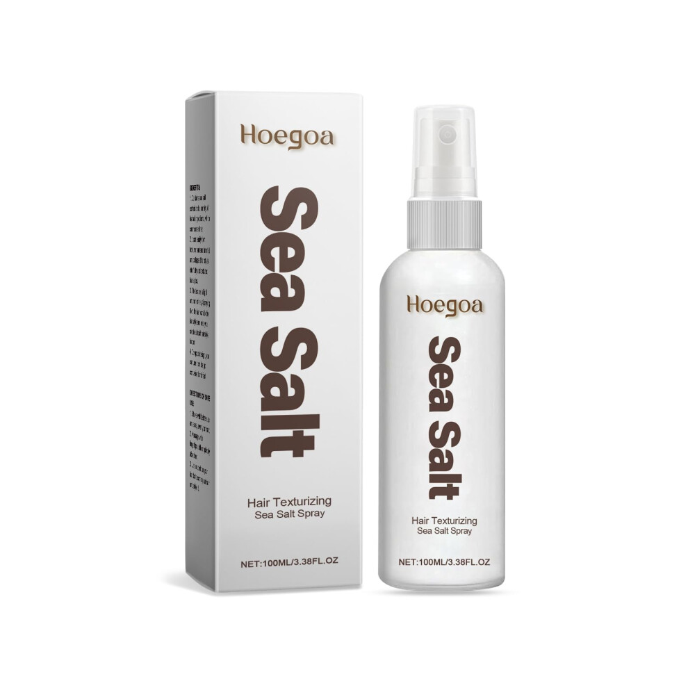 Sea Salt Hair Spray for Instant Beach Waves with Oil Control and Volumizing Soft Texture, 3.38oz