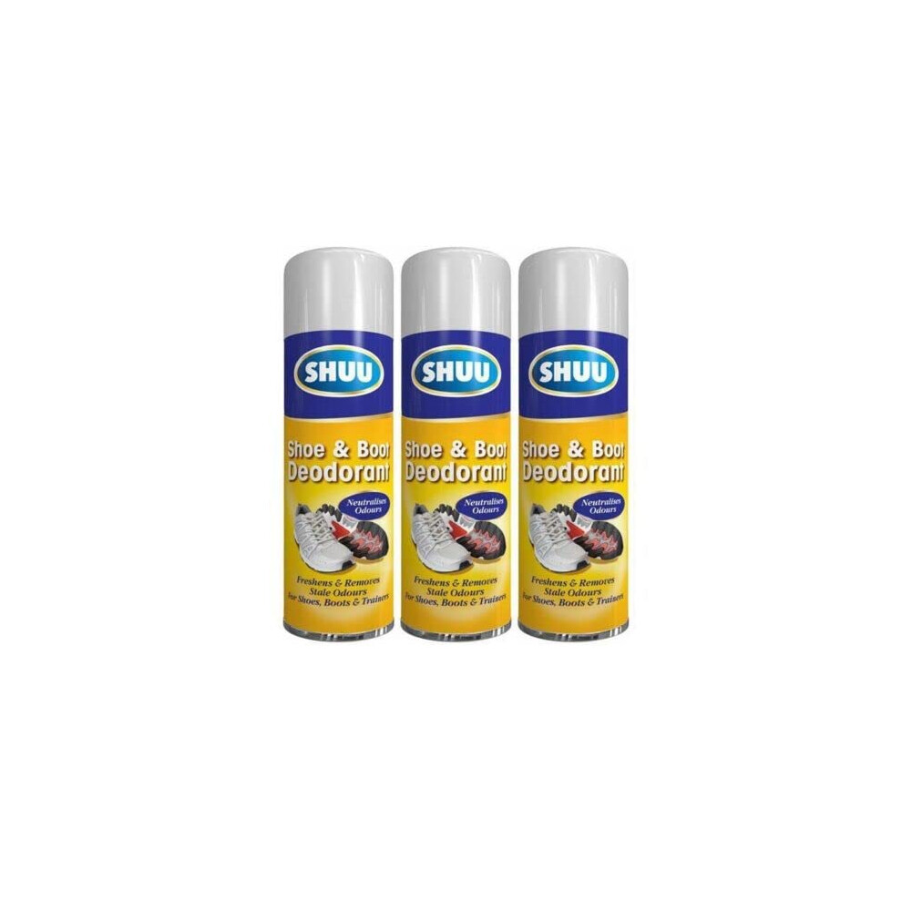 Amberlinnen Ltd 6 X 250Ml Shoe & Boot Deodorant Smell Remover Spray For Foot Neutralizes Odor