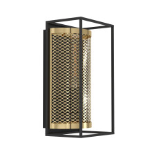 Eglo Wall Light Fixture Nohales, Industrial Design Indoor lamp, Living Room and Hallway Lighting, Spotlight Made of Metal in Black and Brass Colour,