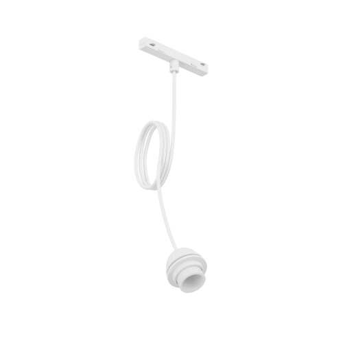 EGLO Eglo Accessory for Easy Track Rail System, Hanging lamp Adapter Rail, Plug-in Pendant Light, Ceiling Accessory, White Plastic, E27 Socket