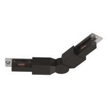 Eglo Accessory for Easy Track Rail System, Corner Connector 75-180? Adjustable Joint Rail, Ceiling Light Accessory, Black Plastic