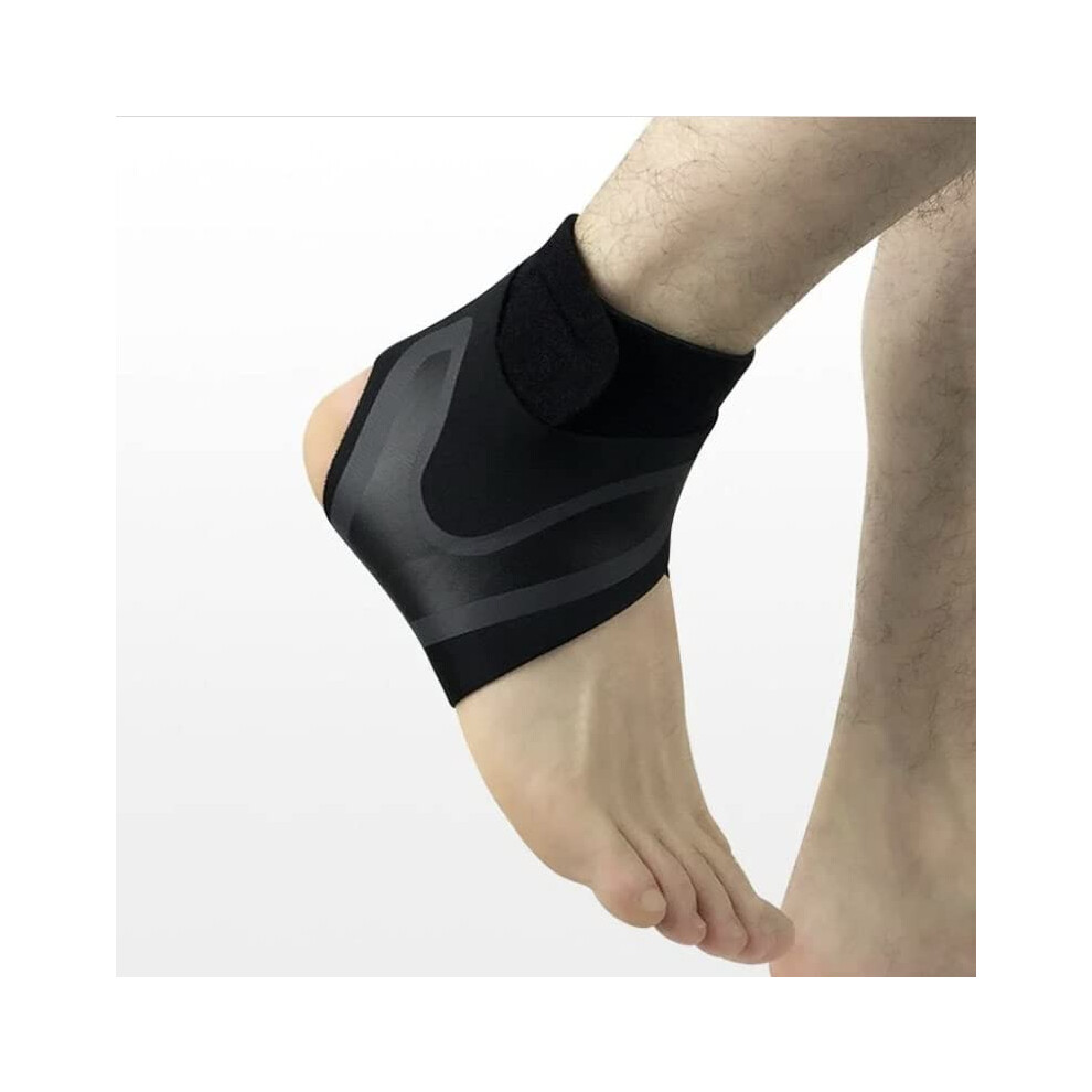 Adjustable Ankle Brace with Compression Support for Sports, Breathable Neoprene Stabilizer Right