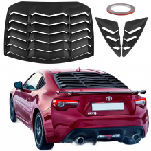 GT Lambo Style Heckscheibenblenden für Toyota 86, Scion FR-S, Subaru BRZ (2013–2020) – Allwetter-Sonnenschutz aus ABS