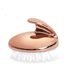 Scalp Massage Brush with Soft Silicone Bristles for Gentle Shampoo Scalp Cleaning and Detachable Comb