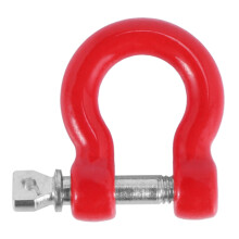 16Pcs Metal Front Rear Bumper Trailer Hook Tow Shackle Rescue Hook for 1/10 RC Rock Crawler Car TRX4 -4 SCX10