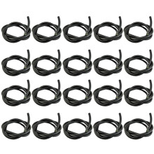 20pcs 14X3MM Spearfishing Rubber Sling Speargun Bandas Tubo EmulsãO Látex Mergulho Submarino Equipamento Acessório, 50cm