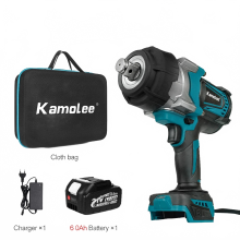 Kamolee 4100NM Akku-Schlagschrauber mit bürstenlosem Motor, 3/4 Zoll, kompatibel mit Makita 18V Akku