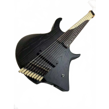 Yin en Yang 9-snarige headless elektrische gitaar met hoogwaardige pickups -