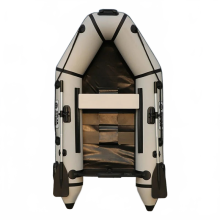 Duurzame opblaasbare viskajak voor 2 personen met motorplank - 0,9 mm PVC Solar Marine kano voor wateravonturen