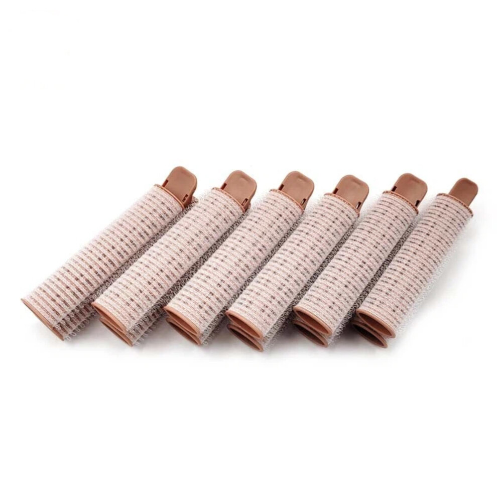 12 Pack Self Adhesive Hair Rollers for Bangs and Volume, No Heat Curlers for Soft Curls