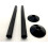Black Radiator Pipe Covers 2 Pk 200mm L 15mm Pipe 1