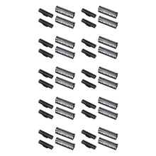10Set Clipper Blade for Kemei -1102 Clipper Electric Shaver Parts Net Silver