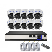 8MP vandaalbestendige domecamera's voor buiten met 4K PoE 10CH NVR - Compleet IP-beveiligingssysteem voor thuis