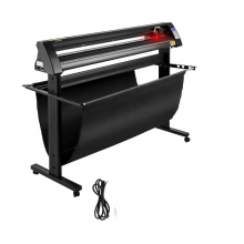 Veelzijdige semi-automatische vinyl snijplotter met LED-geleider en standaard - 28/34/53 inch