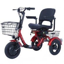 Compacte 3-wiel opvouwbare elektrische scootmobiel met zitting voor senioren - I City Commute Solution