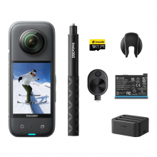 Insta360 X3 Action Camera - 5,7K video, 10 m waterdicht, FlowState-stabilisatie