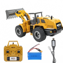 Huina 583 RC-LKW-Lader mit Funkfernsteuerung – Maßstab 1:14, 10 Kanäle, 2,4 GHz – Das perfekte Outdoor-Spielzeug und Geschenk für Jungen