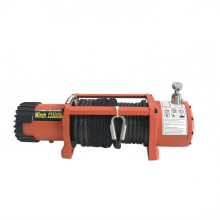 PowerPro 13500lb Heavy Duty 12V elektrische lier met hoog treksterkte nylon kabel en afstandsbediening voor ATV, auto en aanhanger