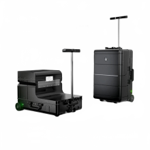 20-inch slimme elektrische bagage met ingebouwde oplader en scooterfunctionaliteit voor zakelijke reizen