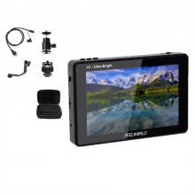 Feelworld LUT7 7-Zoll-Tragbarer Monitor – 2200 cd/m² 3D-LUT-Touchscreen-DSLR-Kamera-Feldmonitor mit 4K-HDMI