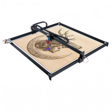 Krachtige 80W lasergraveermachine met een werkruimte van 100x100 cm en luchtondersteuning voor het snijden van hout en metaal