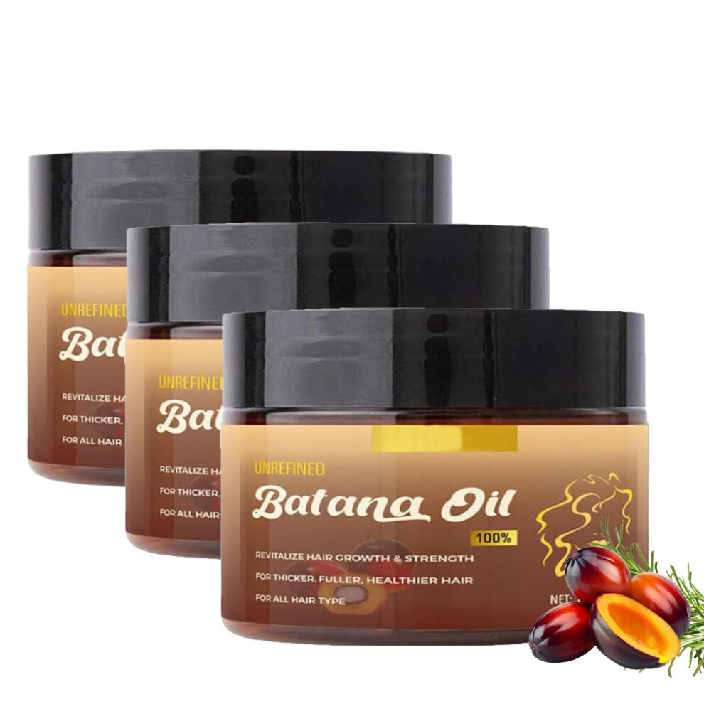 Batana Oil Hair Growth Conditioner 3pcs for Thicker Fuller Hair, Deep Scalp Nourishment and Shine