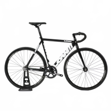 700c aluminium frame fixed gear fiets met carbon vork en industriële lagers naven