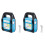 2X 3 in 1 Solar USB Rechargeable COB LED Camping Lantern, Charging for Device, Waterproof Emergency Flashlight LED Light 1