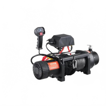 Robuuste elektrische lier van 10.000 pond, 12 V, met nylon kabel en draadloze afstandsbediening voor ATV, jeep, SUV, vrachtwagen en offroad-slepen