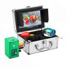 Eyoyo Tragbares Unterwasser-Angelkamera-Set mit 30 LEDs, DVR-Unterstützung, 7-Zoll-Monitor und 1000TVL-Video-Fischdetektor für Eis- und Meeresangeln