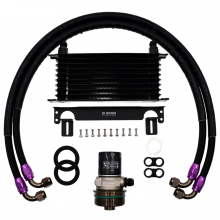SK Custom Engine Oil Cooler Kit voor Toyota 1GR, 2GR, 3GR, 5GR, 8AR - Compatibel met Reiz, Crown, FJ Cruiser, Land Cruiser Prado, Highlander