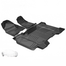 All-weather TPE-vloermatten voor 2011-2020 Dodge Ram 1500 Laramie Longhorn - waterdicht en op maat gemaakt