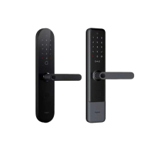 Aqara Smart Deurslot N200/N100 - Model 2024 met vingerafdruk, Bluetooth, NFC en wachtwoordontgrendeling - Compatibel met MiHome en HomeKit